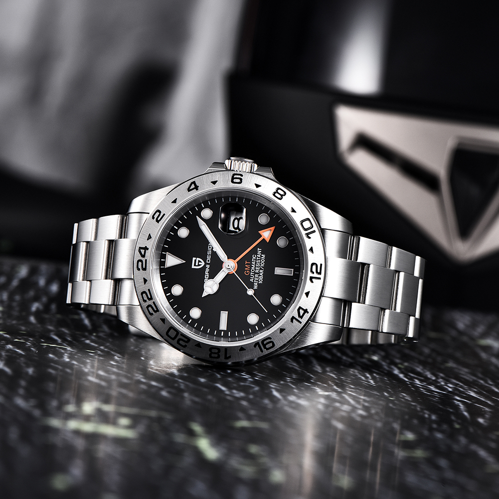 PAGANI DESIGN PD-1682 Men's Watches Explorer GMT Automatic