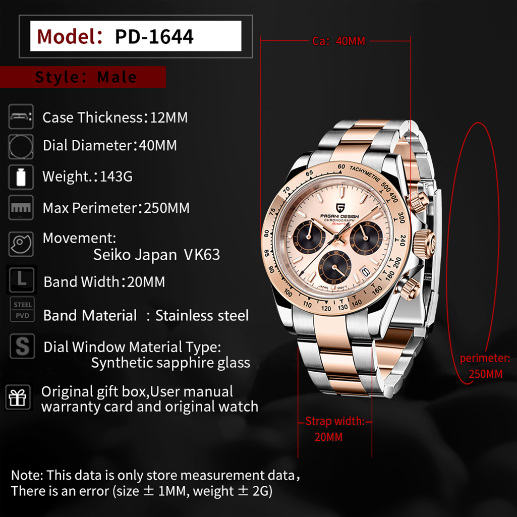 PAGANI DESIGN デイデイト 36mm ローズゴールド 私はここが初めてです。私の最初のPagani DayDate 36mm ローズゴールド